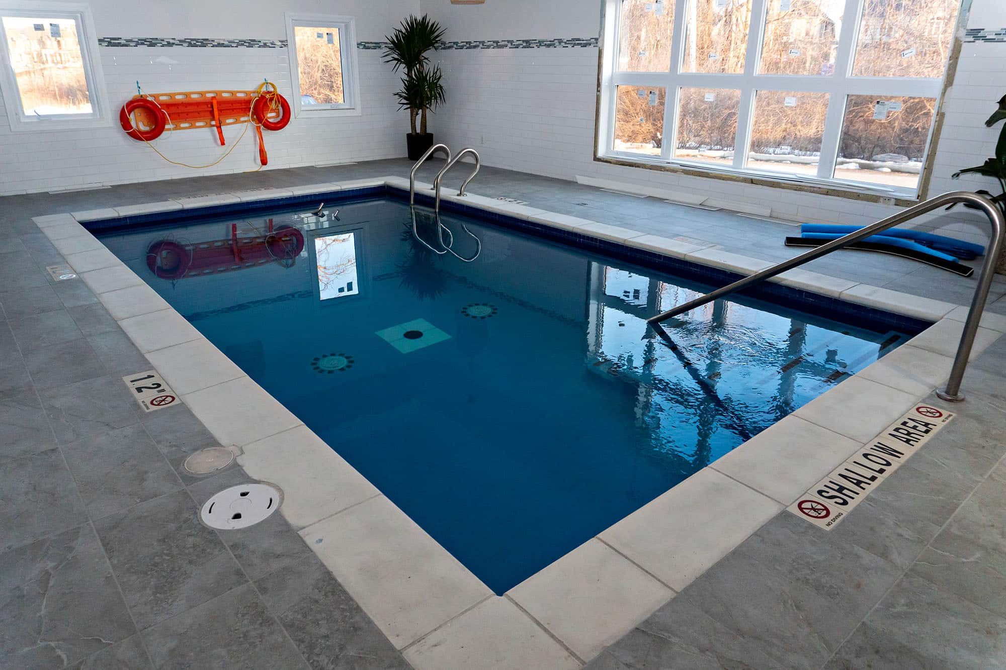 A salt-water pool at Keswick Active Health Group's facility for natural fibromyalgia therapy.